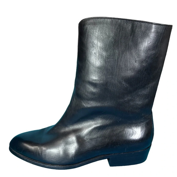 Susan Bennis/Warren Edwards Shoes - Vintage Susan Bennis/Warren Edwards Italian Leather Short Ankle Boots
